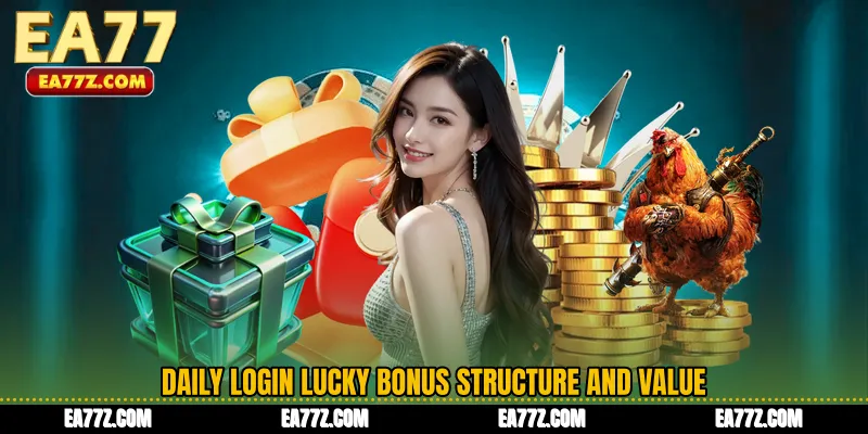 Daily Login Lucky Bonus Structure and Value
