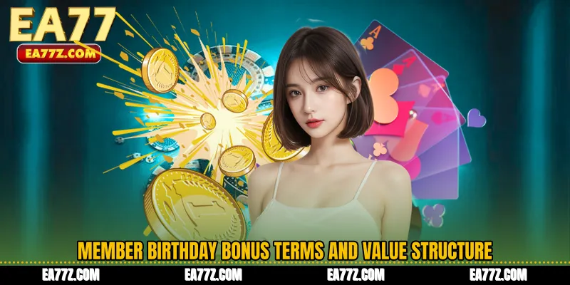 Member Birthday Bonus Terms and Value Structure