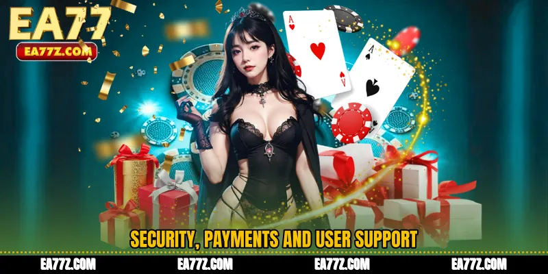Security, Payments and User Support